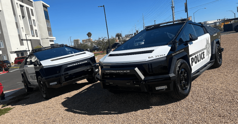Las Vegas police Tesla Cybertruck fleet