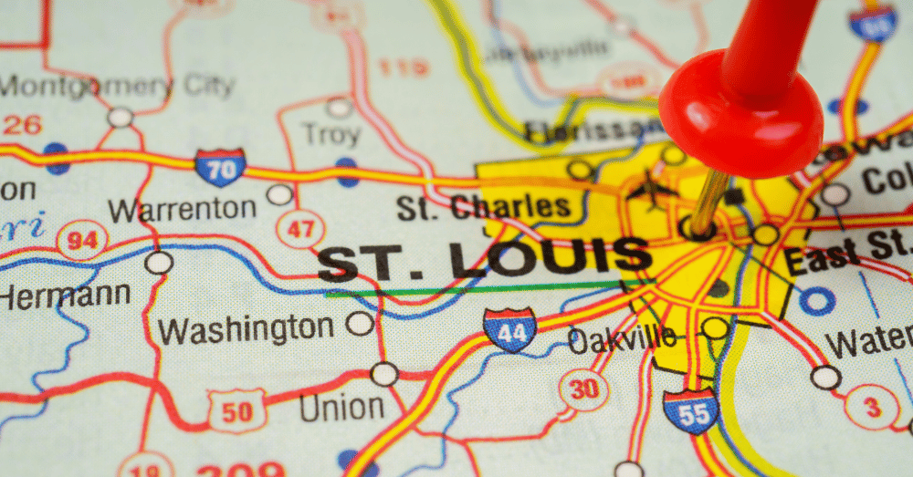 Monkeys on the Loose in St. Louis AI Images Make Wild Chase Even Wilder - map of st louis
